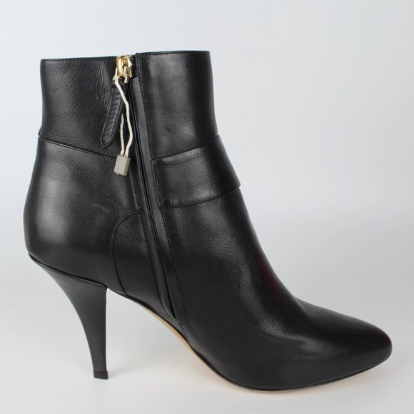 NEW Valentino Garavani Rockstud Heeled Leather Bow Ankle Boots - Picture 7 of 16